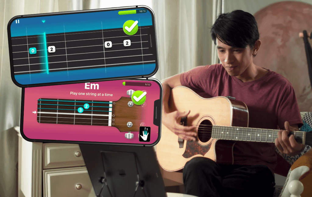 Estudar violão e guitarra