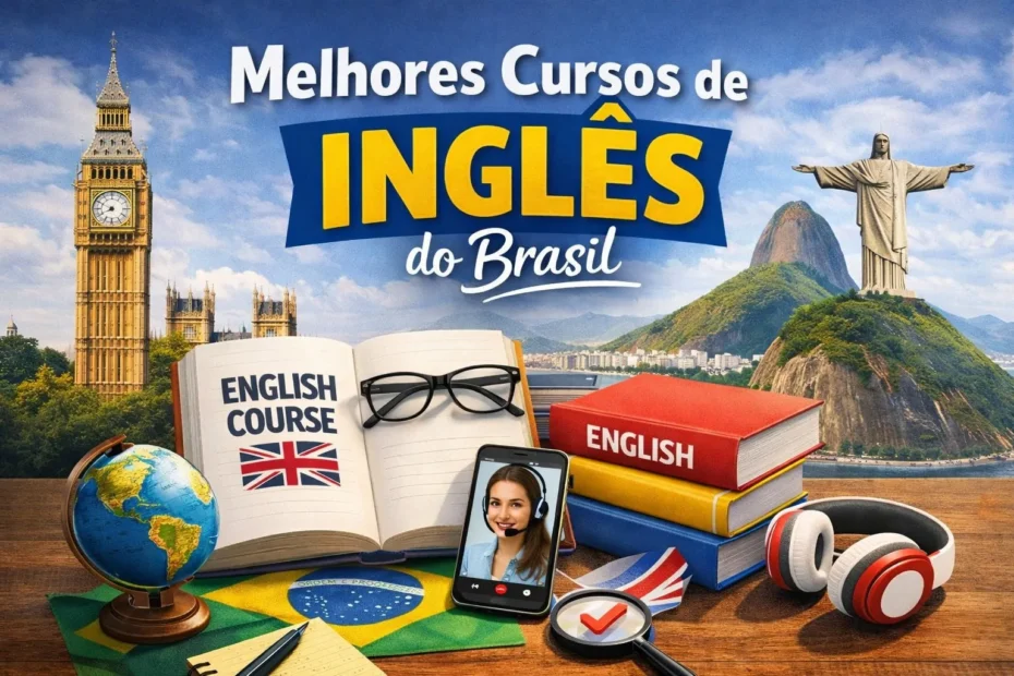 Melhores cursos de inglês do Brasil comparativo entre escolas e cursos de inglês online